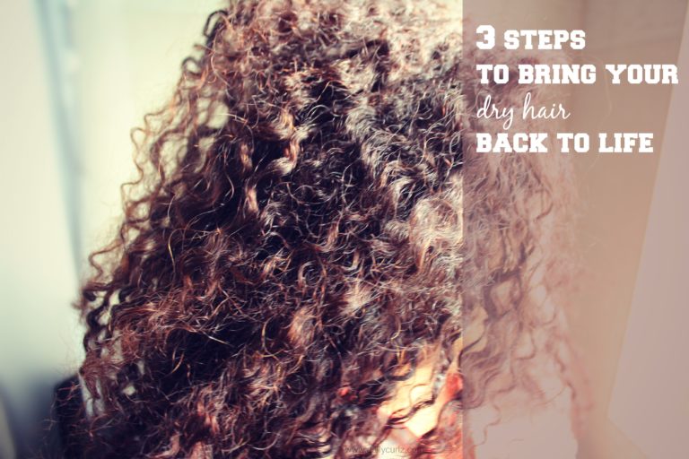 3 steps to bring your dry hair back to life / 3 pasos para recuperar el cabello seco