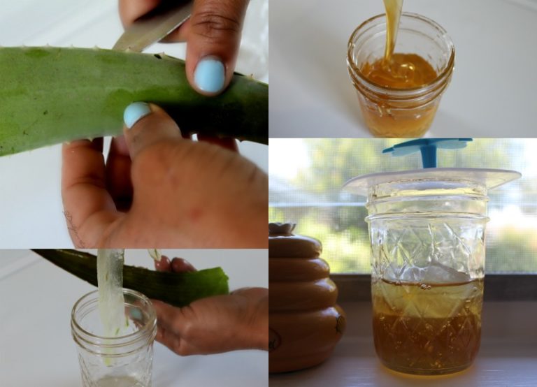 DIY Honey and Aloe hair mask |Mascarilla casera de miel y aloe